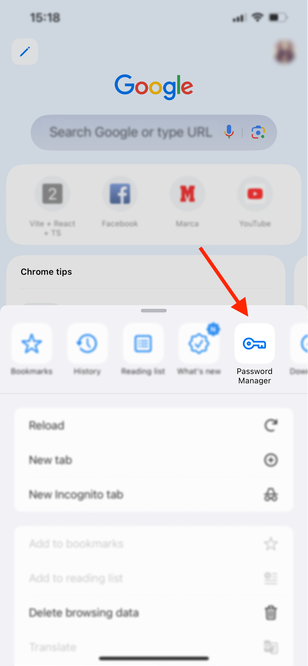 Export chrome settings