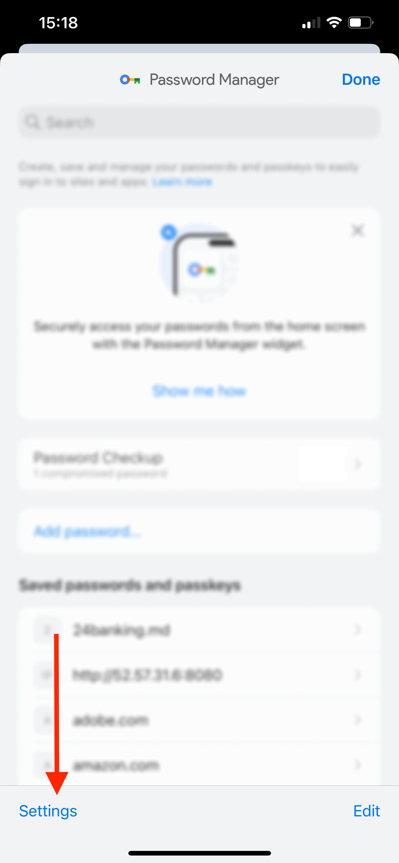 Export chrome settings